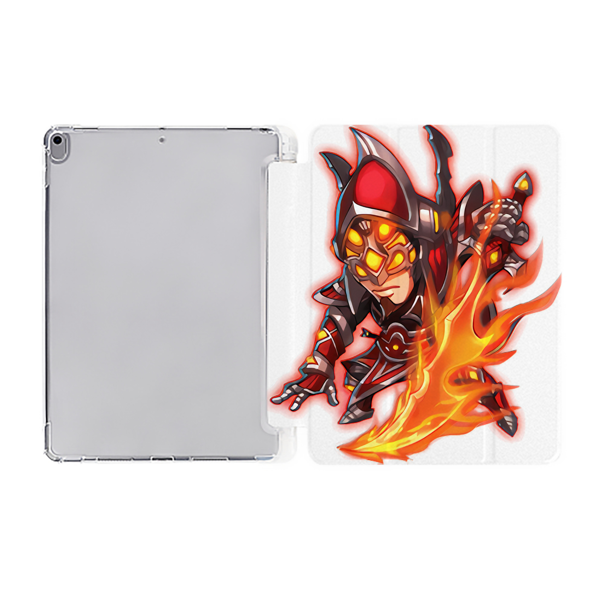 （画像用） リーグ・オブ・レジェンド League of Legends LOL IPad ケース ペン収納付き 三つ折りスタンド PUレザー×シリコン 対応機種9.5/10.5/10.9インチ